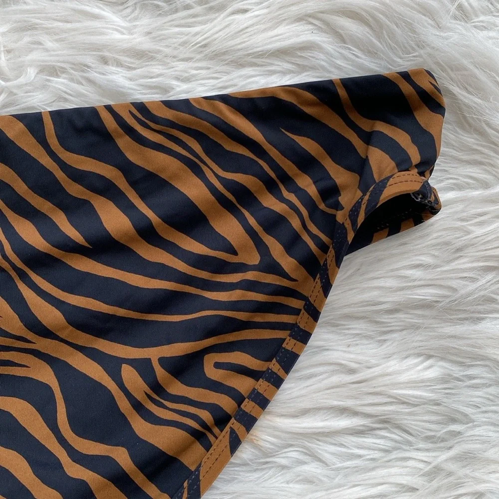 Knix | Tiger Stripe Leakproof Bikini Swim Bottom